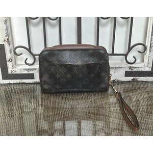 Louis Vuitton Monogram Orsay Leather Clutch Bag Year 2007